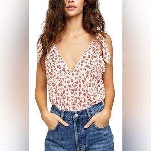 Free People NWT Bare It All Bodysuit